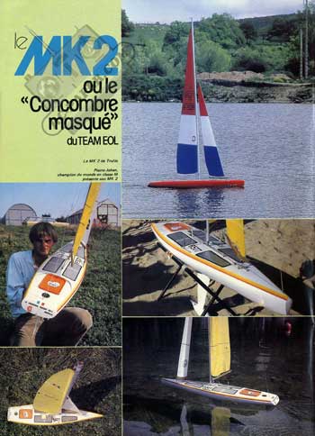 Presentation Adepte Voilier R/C classe M 'Concombre Masqué MkII' 1978 p2